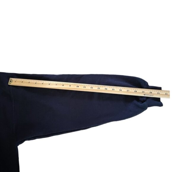 Navy Blue Funny Horse Hoodie Riding Equestrian Cowgirl Cowboy Rodeo 4H Sz L - Picture 9 of 13